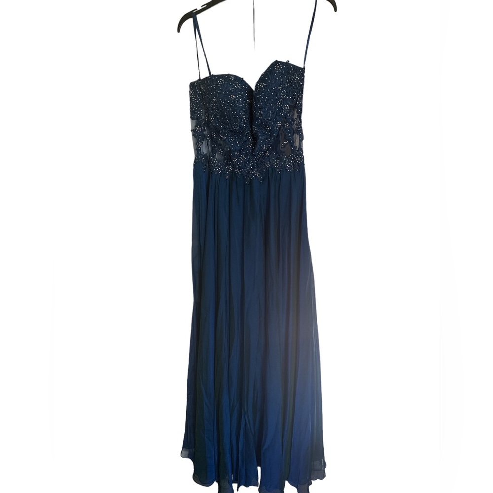 Navy blue homecoming/prom dress size 10